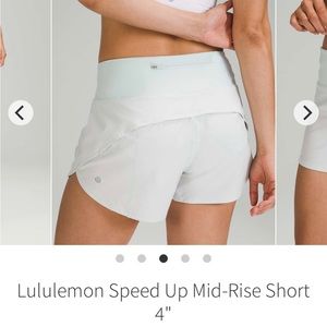 Lululemon speed up shorts